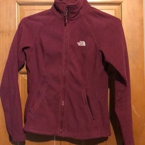 North face zip up jacket